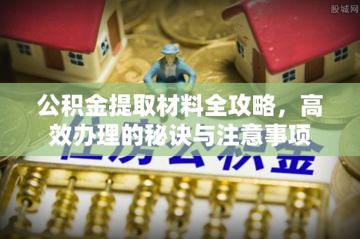 鄯善公积金提取材料全攻略，高效办理的秘诀与注意事项