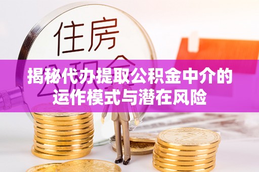 鄯善揭秘代办提取公积金中介的运作模式与潜在风险